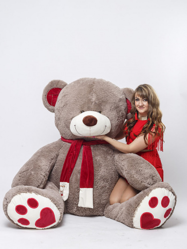 Большой медведь My Love 230 см Бурый