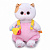 Мягкая игрушка "Кошечка Ли-Ли Baby" в меховом комбинезоне