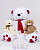 Большой медведь My Love 230 см Белоснежный