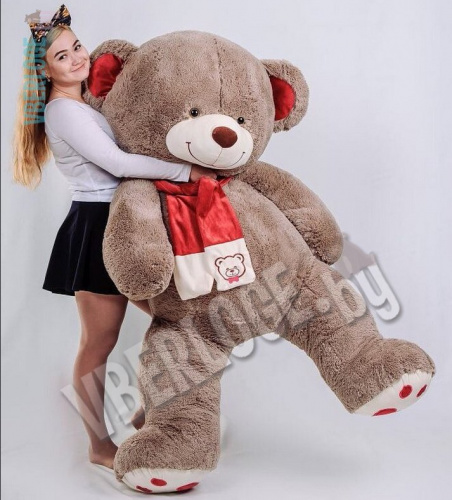 Большой медведь My Love 200 см Бурый