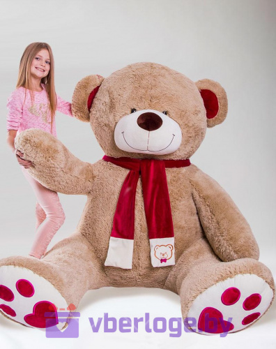 Большой медведь My Love 230 см Золотой
