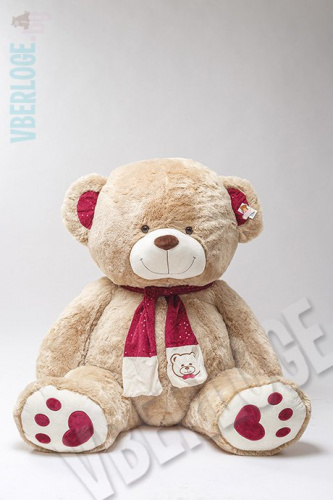 Большой медведь My Love 200 см Золотой