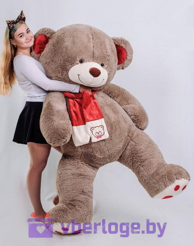 Большой медведь My Love 200 см Бурый