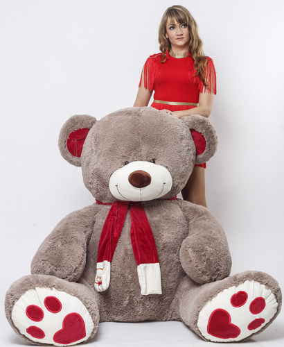Большой медведь My Love 230 см Бурый