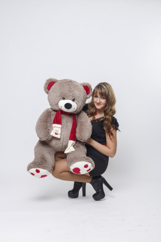 Большой медведь My Love 130 см Бурый